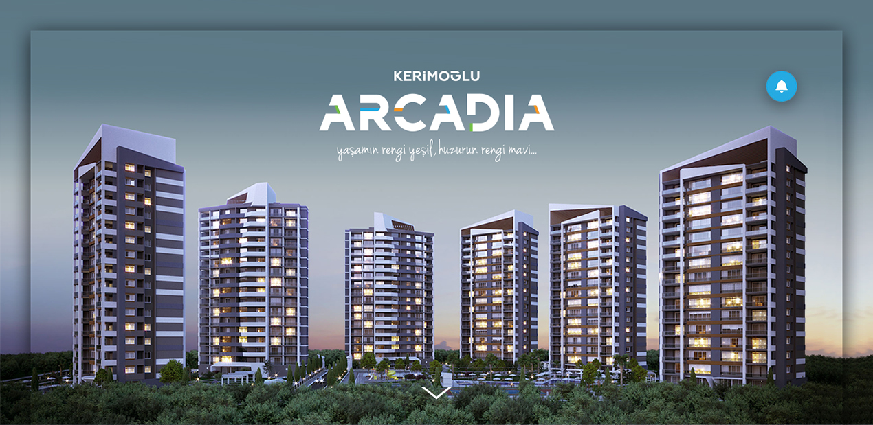 kerimoğlu Arcadia Proje web sitesi