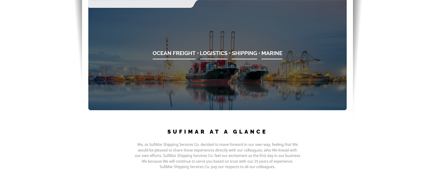 liman hizmetleri web sitesi tasarımı