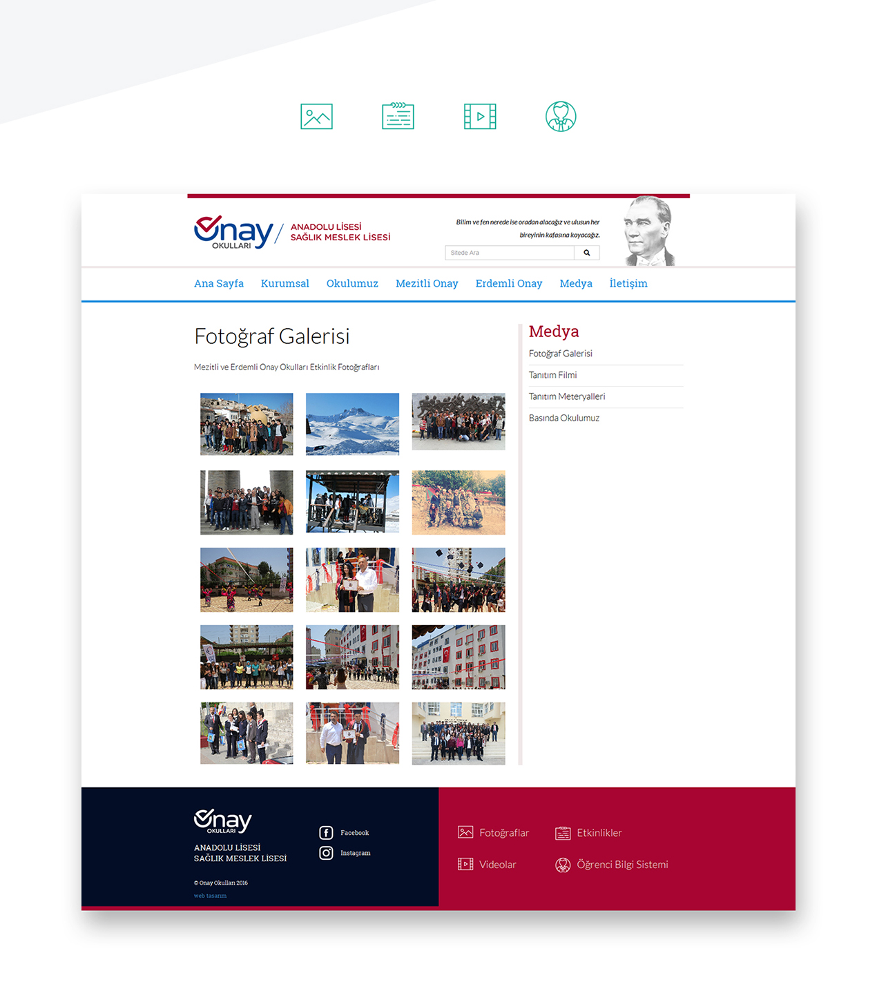 Onay Okulları Web Tasarımı